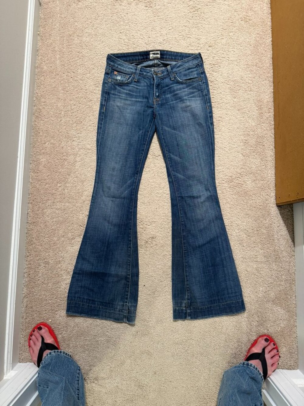 VIntage 2000's Low Rise Hudson Jeans Dark Wash Size 25